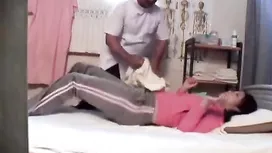 Dirty doc excitingly massages young sexy slender shaped Japanese chick and fucks her