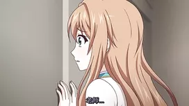 Hentai porn cartoon heroine girl saw her girlfriend fucking in shower