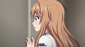 Hentai porn cartoon heroine girl saw her girlfriend fucking in shower