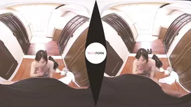 Precious Japanese milf does deep blowjob to her fucker