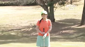 Teen golf player Asian girl got fucked hard on the field