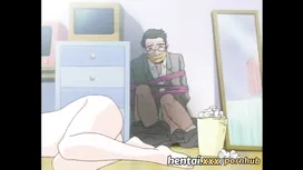 Awesome sexy young hentai girl is doing tight blowjob and fucking a family doctor