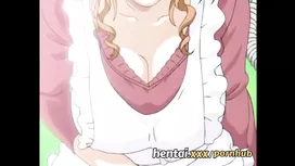 Sexy slender shaped hentai housewife is hotly masturbating pussy with vacuum