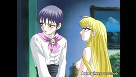 Stunning hot young hentai blonde girl is pleasuring rough cartoon sex