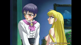 Stunning hot young hentai blonde girl is pleasuring rough cartoon sex