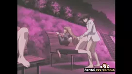 Hentai student is seducing and fucking hard two porn cartoon schoolgirls
