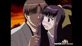 Adorable young hentai girl Tsuki KageRou got seduced and fucked by boyfriend's friend
