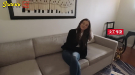 Steaming sexy ginger white babe gets hooked and fucked by Asian fucker