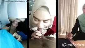 Checkout sexy Asian girls taking facial cumshots in front of the camera