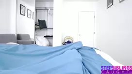 Adorable teen chick got seduced by stepbrother and got recorded in POV sex video