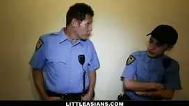 Japanese ninja girl sneaked in some office and fucked security dude