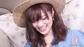 Japanese cutie giggling before getting fucked savagely
