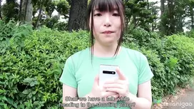 Kaho is approached outdoors and she takes the offer